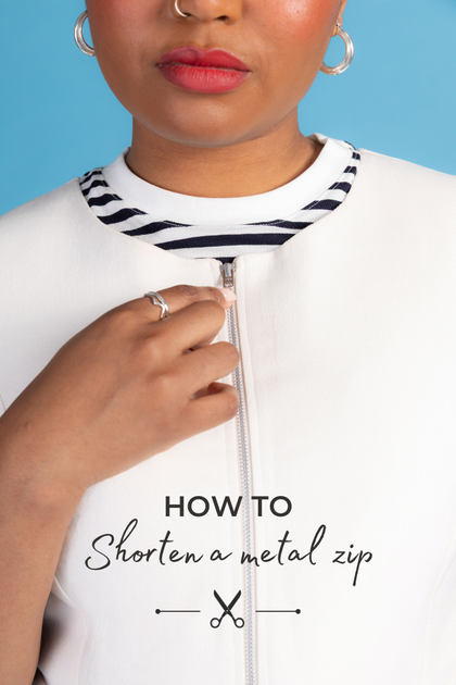 how to shorten a zipper on a dress How to Shorten a Metal Zip Step by Step (+ video!) Tilly and the Buttons