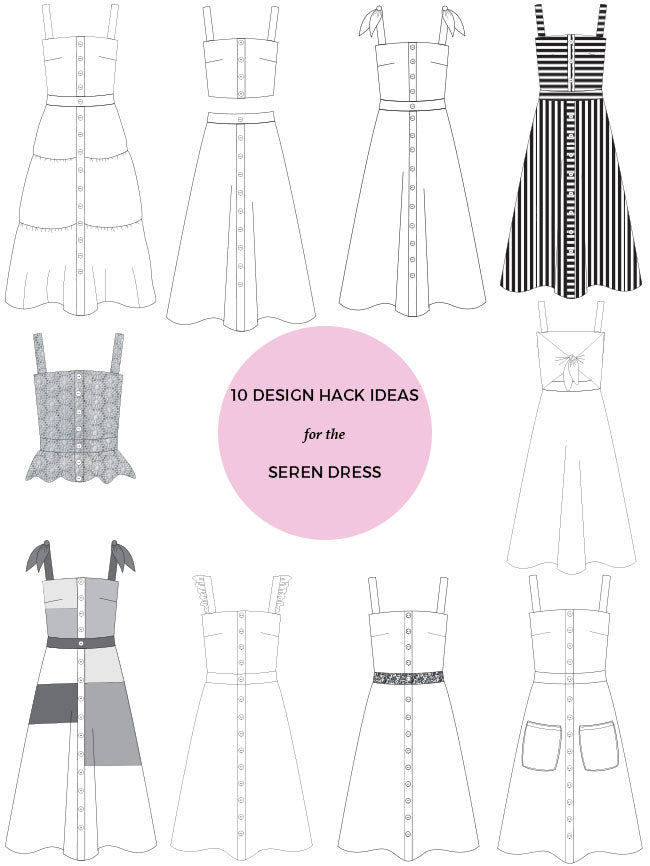 sl fashions cocktail dress RH837 — Regency Morning Dress sewing pattern