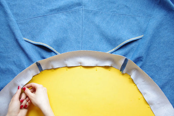 Miette: Attach the Waistband to the Skirt