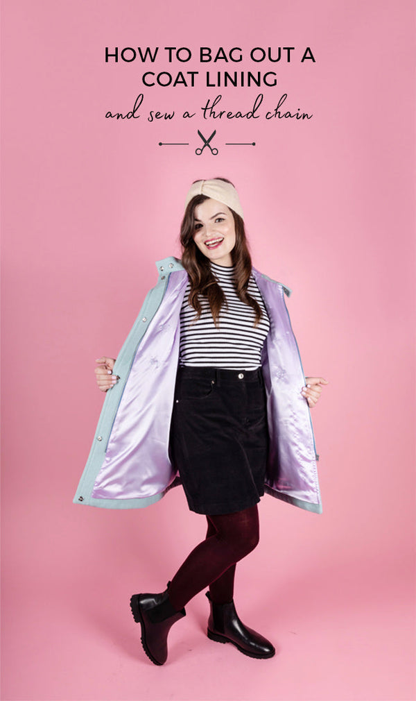 How to Bag out a Coat Lining - with Videos!