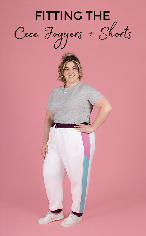 Fitting the Cece joggers + shorts