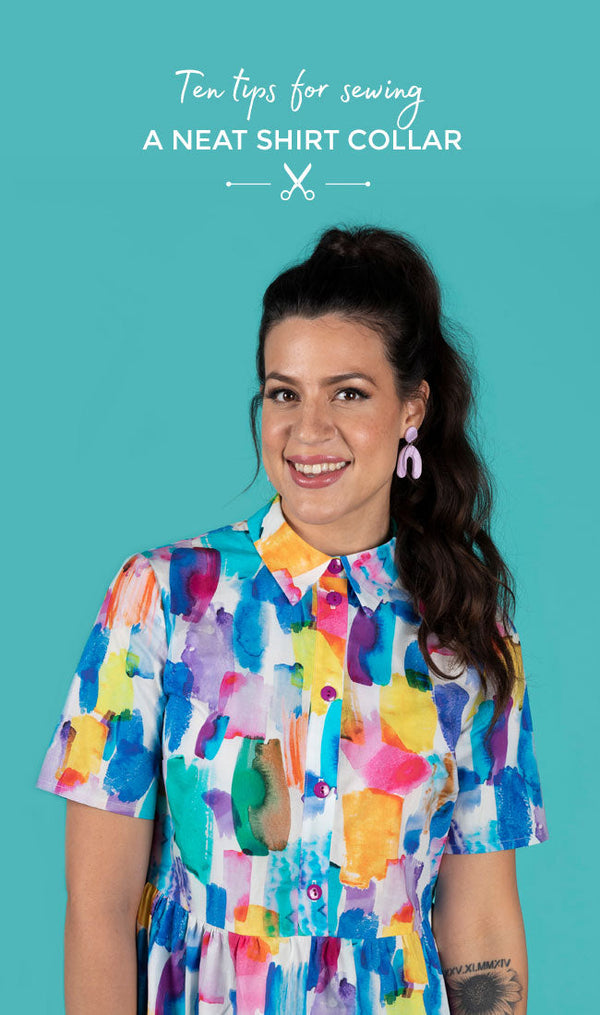 Ten Tips for Sewing a Neat Shirt Collar