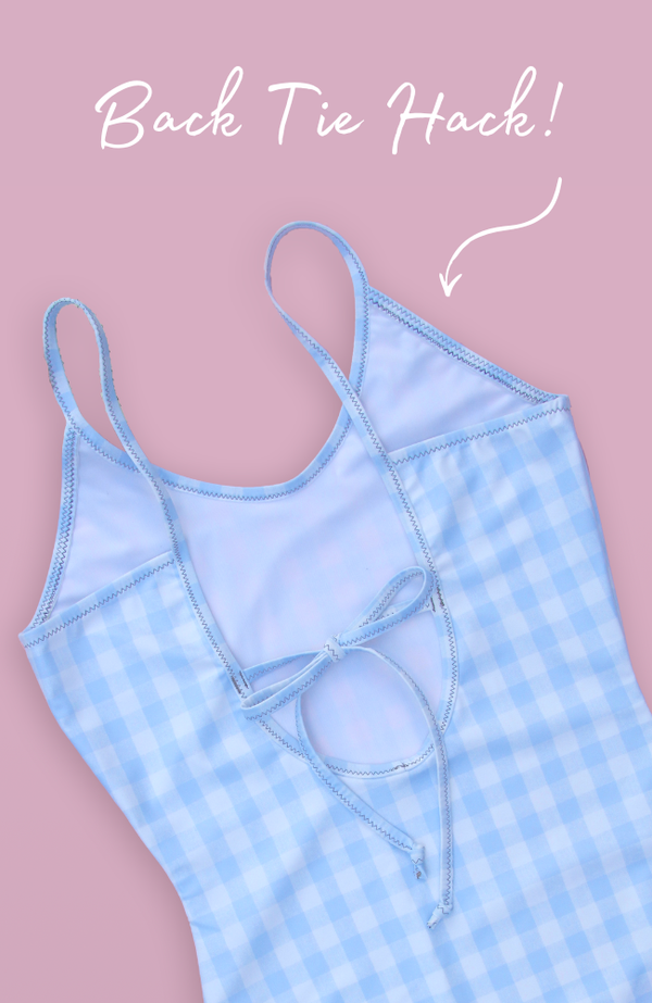 How to Add an Elasticated Back Tie to Coralie