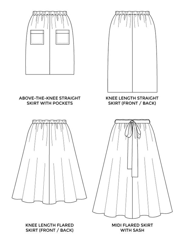 Inspiration + Fabric Shopping for the Dominique Skirt