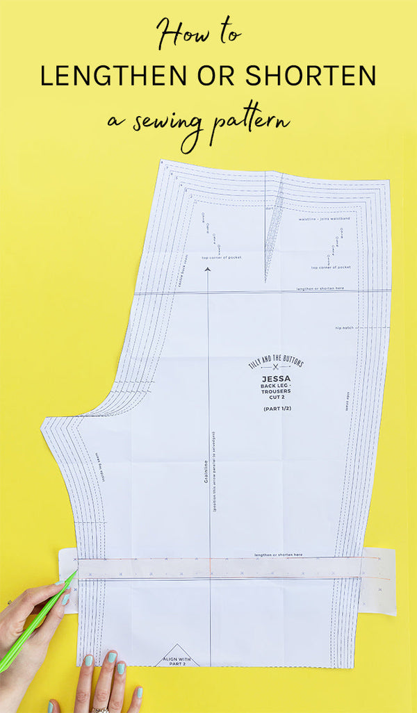 How to Lengthen or Shorten a Sewing Pattern