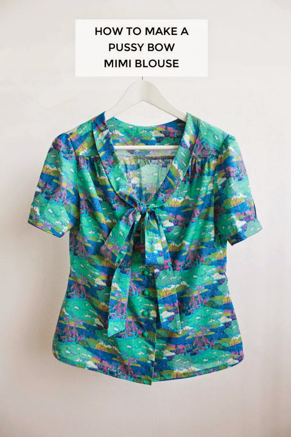 Design Hack: Pussy Bow Mimi Blouse