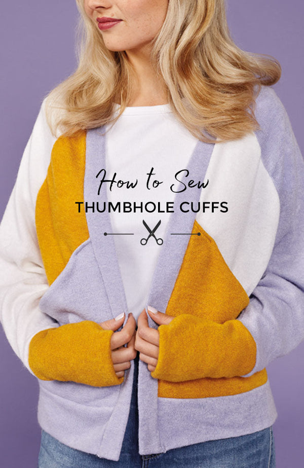 How to Sew Thumbhole Cuffs