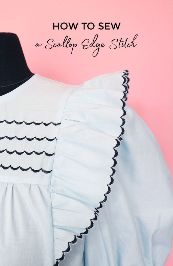 How to Sew a Scallop Edge Stitch