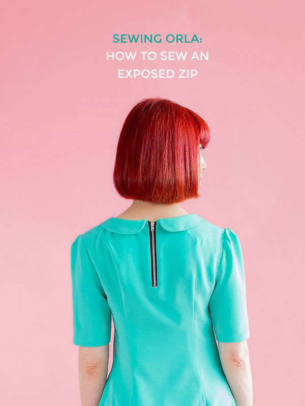 Sewing Orla: How to Sew an Exposed Zip