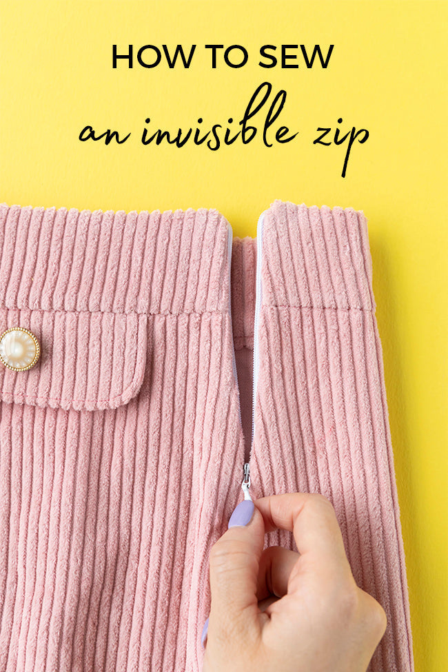 How to sew an invisible zip – Tilly and the Buttons