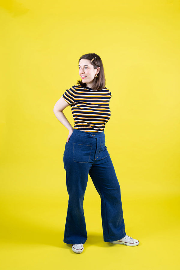 Nikki's 70s-tastic Jessa trousers