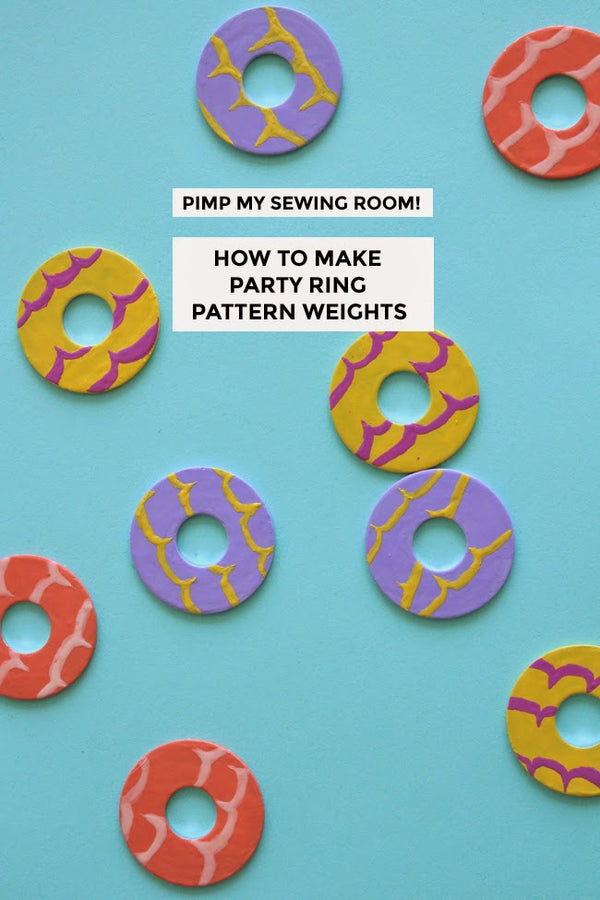 Pimp My Sewing Room! How to Make Party Ring Sewing Pattern Weights