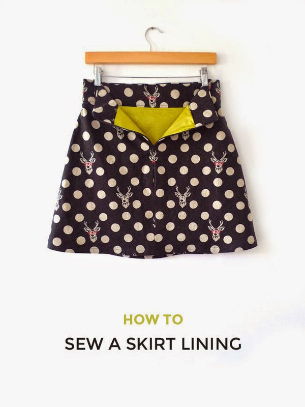 How to Sew a Skirt Lining