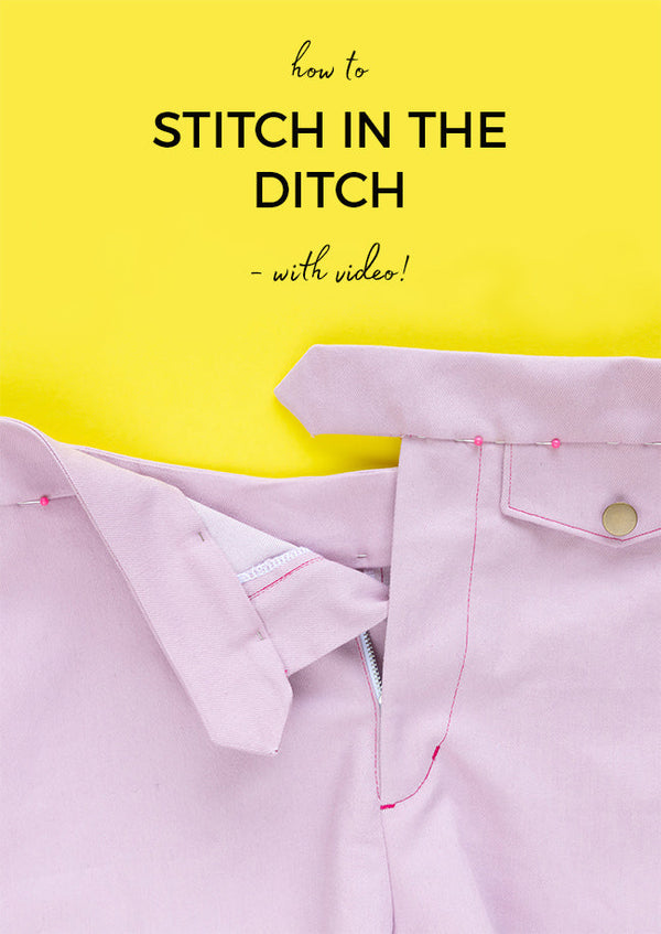 How to Stitch in the Ditch - With Video!