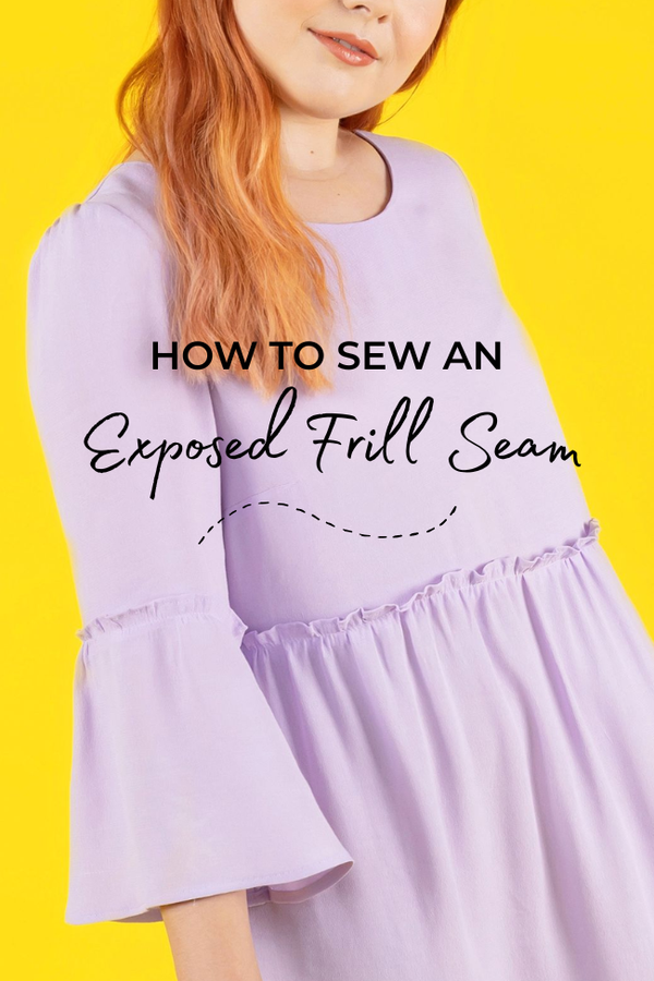 How to Sew an Exposed Frill Seam