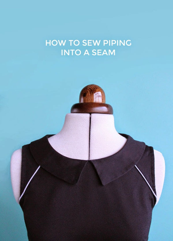 How to Sew Piping into a Seam