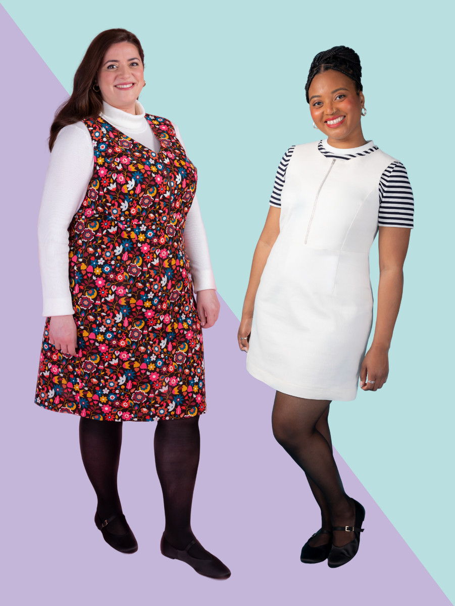 Noa Spatial Pattern Noa Pinafore Sewing Pattern | Tilly and the Buttons