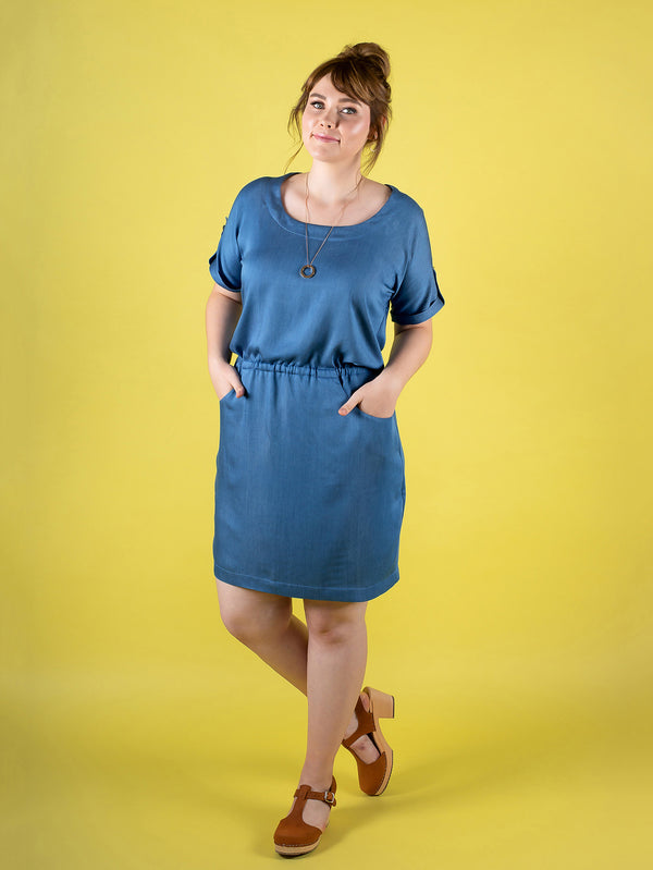 Bettine pattern by Tilly and the Buttons – make an easy-peasy comfortable dress 