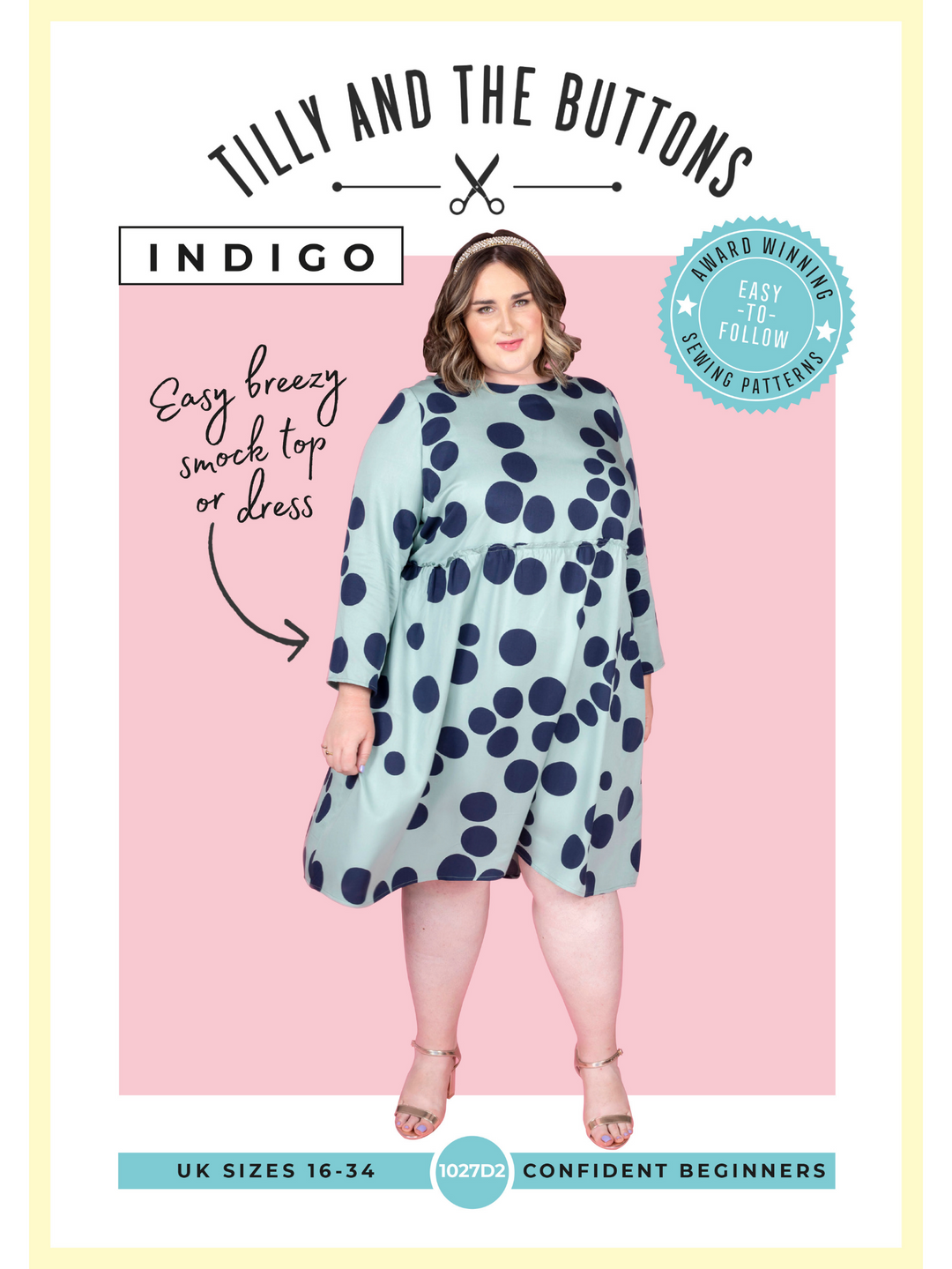 smock top dress Indigo Smock Top + Dress Sewing Pattern