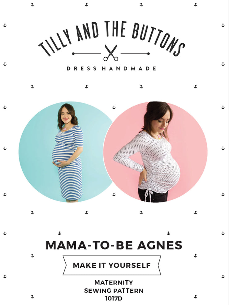 Maternity Agnes Top + Dress PDF Sewing Pattern | Tilly and the Buttons