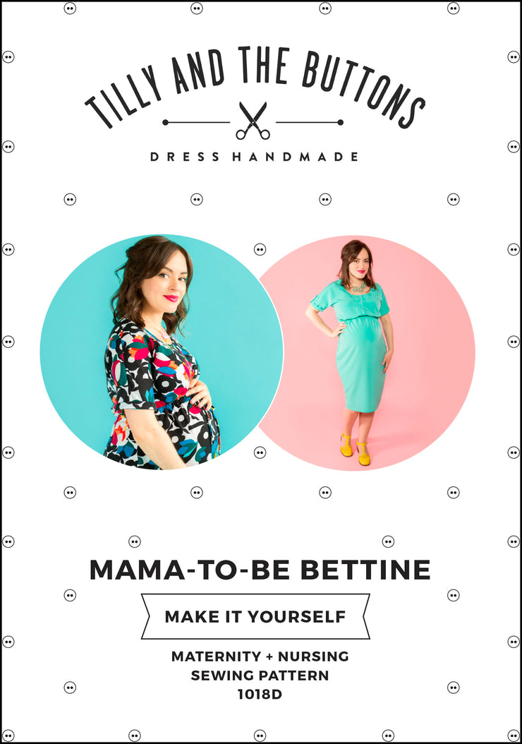 Maternity + Nursing Bettine Dress PDF Sewing Pattern