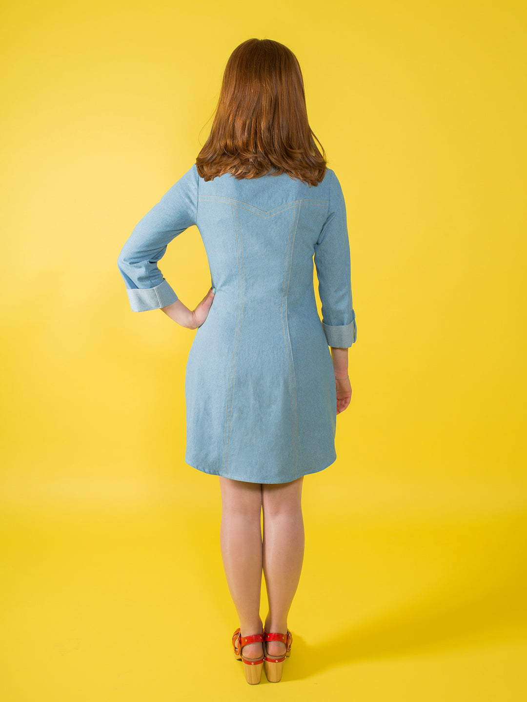 rosa shirt dress Rosa Shirt + Shirt Dress PDF Sewing Pattern