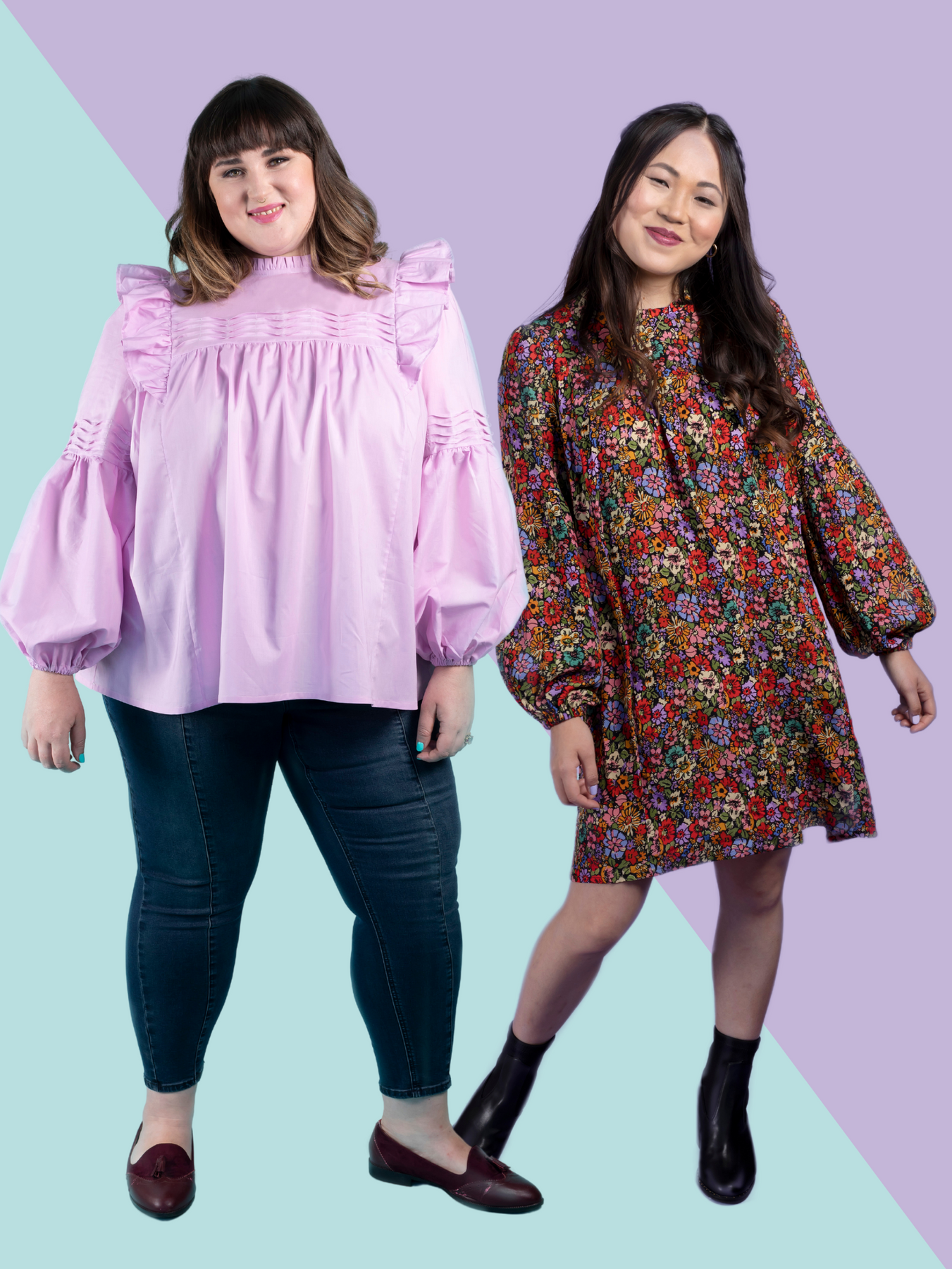 Marnie Blouse + Mini Dress Sewing Pattern | Tilly and the Buttons