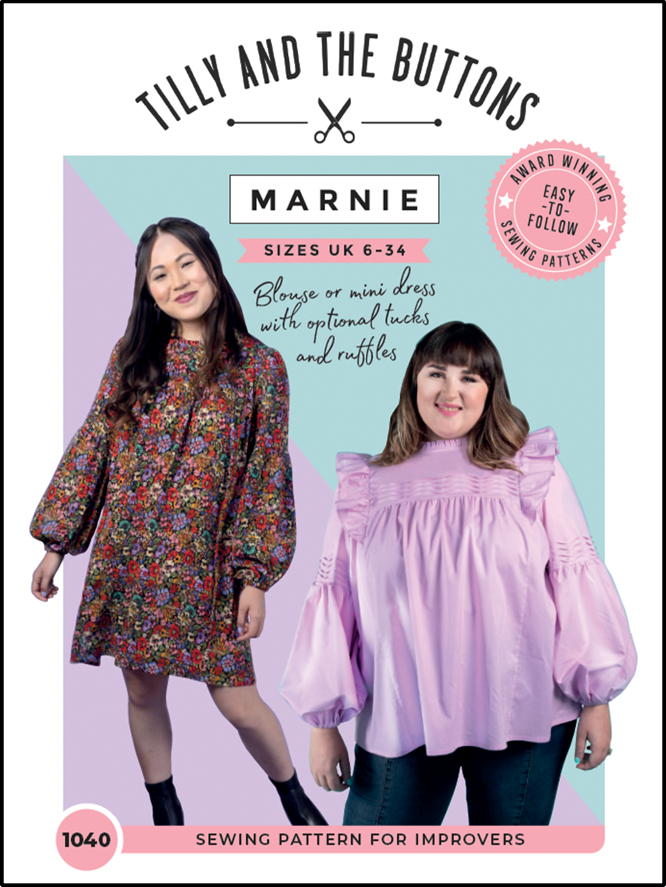 Marnie Blouse + Mini Dress Sewing Pattern | Tilly and the Buttons