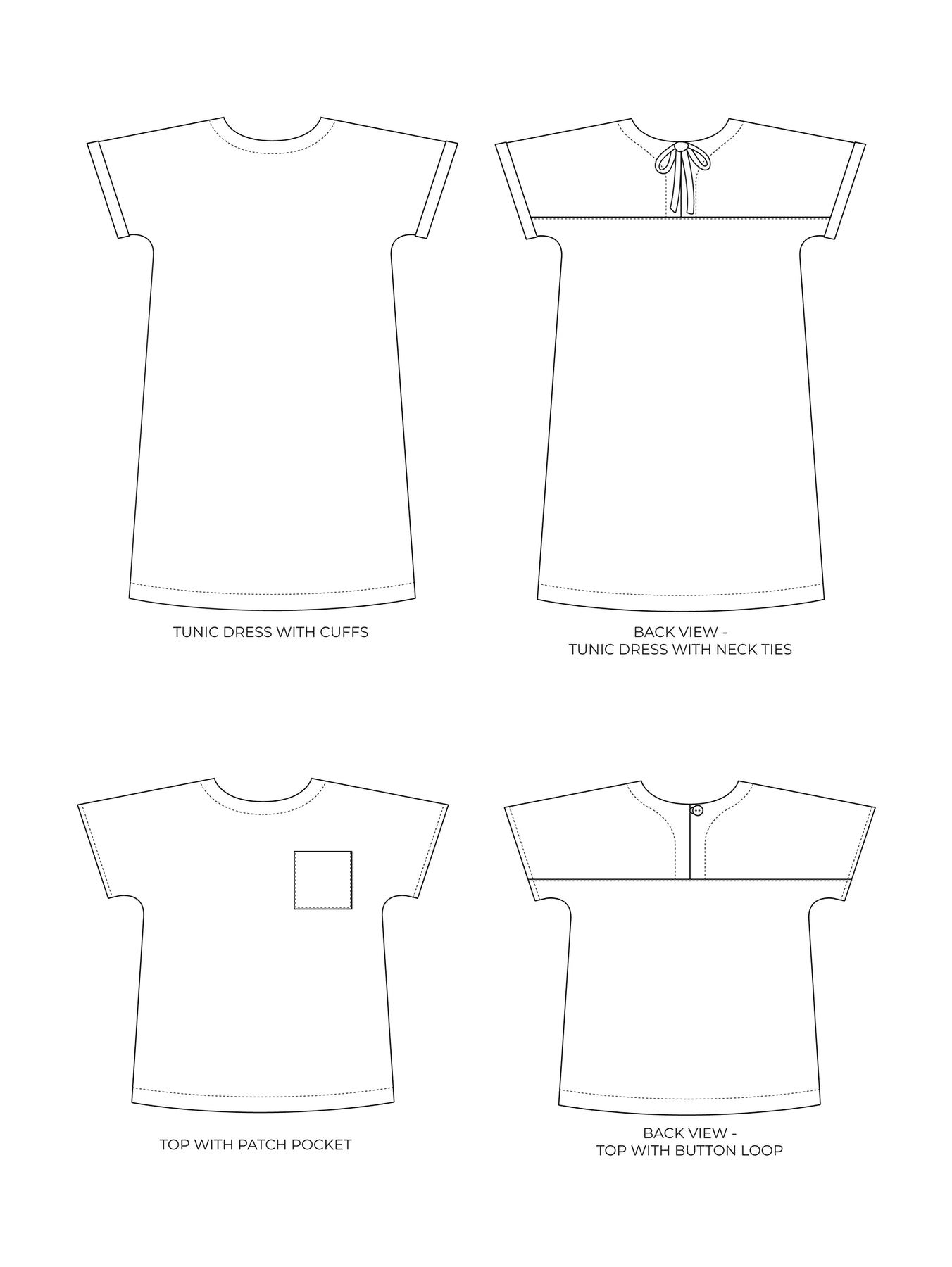 Stevie Tunic Sewing Pattern | Tilly and the Buttons