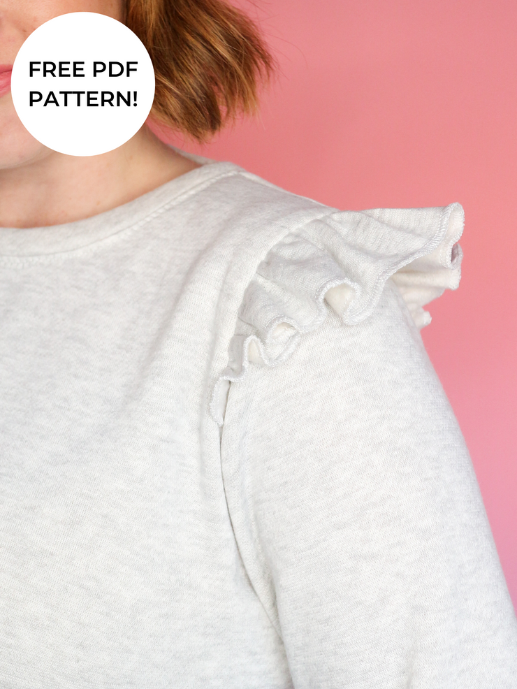 SHOULDER RUFFLE FREE PDF SEWING PATTERN | Tilly and the Buttons